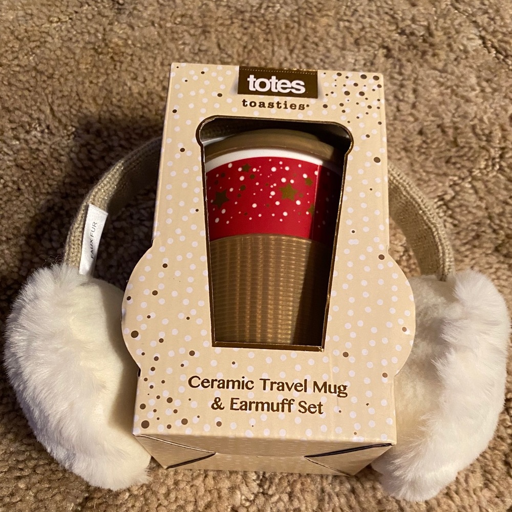 Travel Mug and Earmuff Set